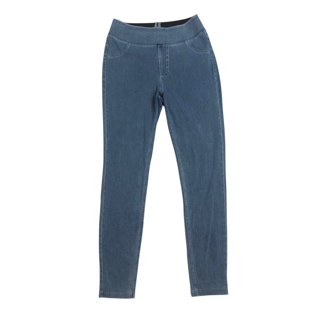 Halara High Waist Denim Leggings Skinny Pull On Jeggings Small Tummy Control - Picture 3 of 11